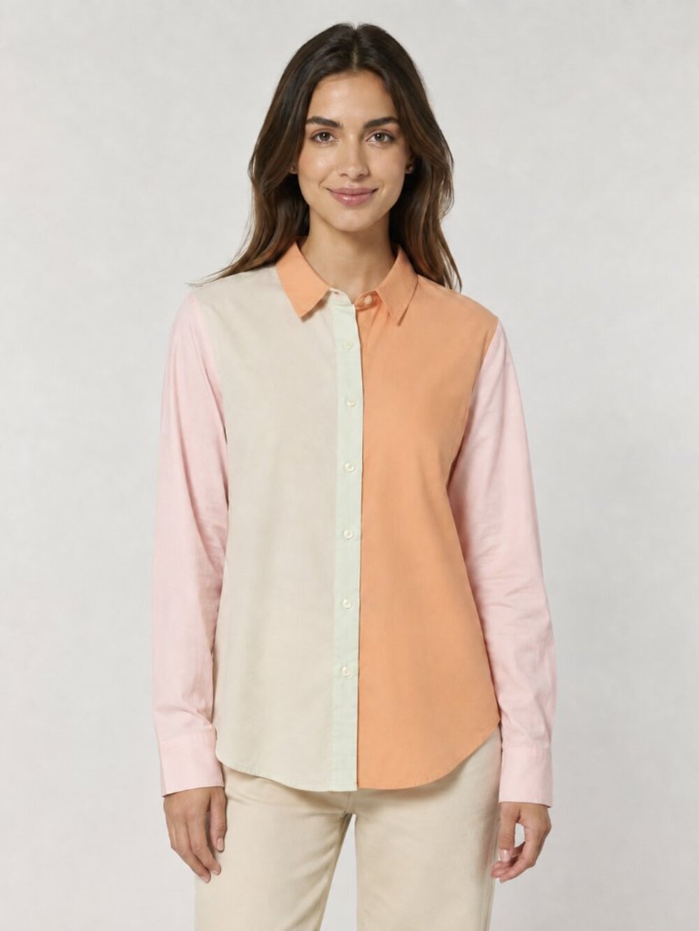 Rue21 Color Block Long Sleeve Button-Up Shirt